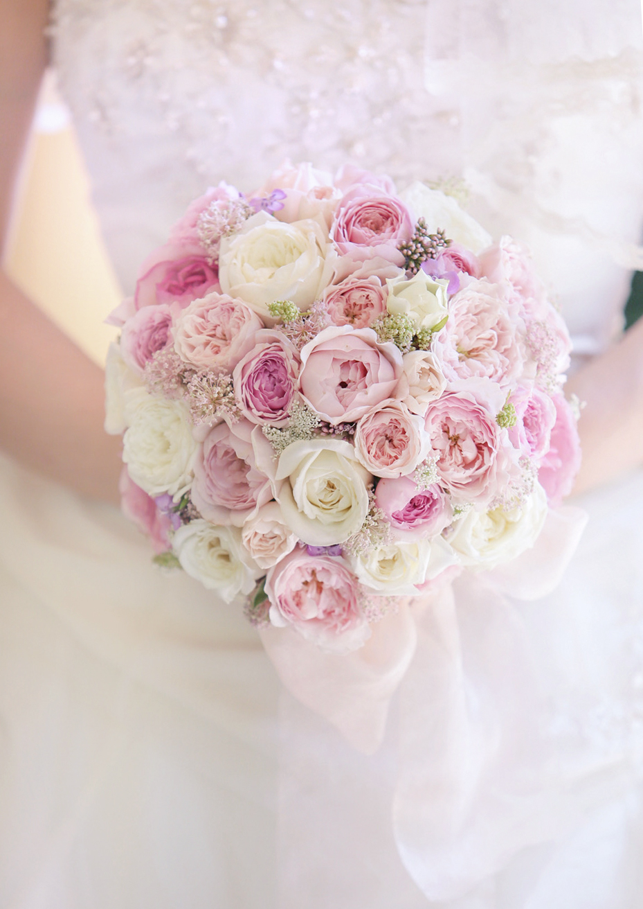 ピンクのお花専門フラワースタジオフローラフローラウエディングイメージ